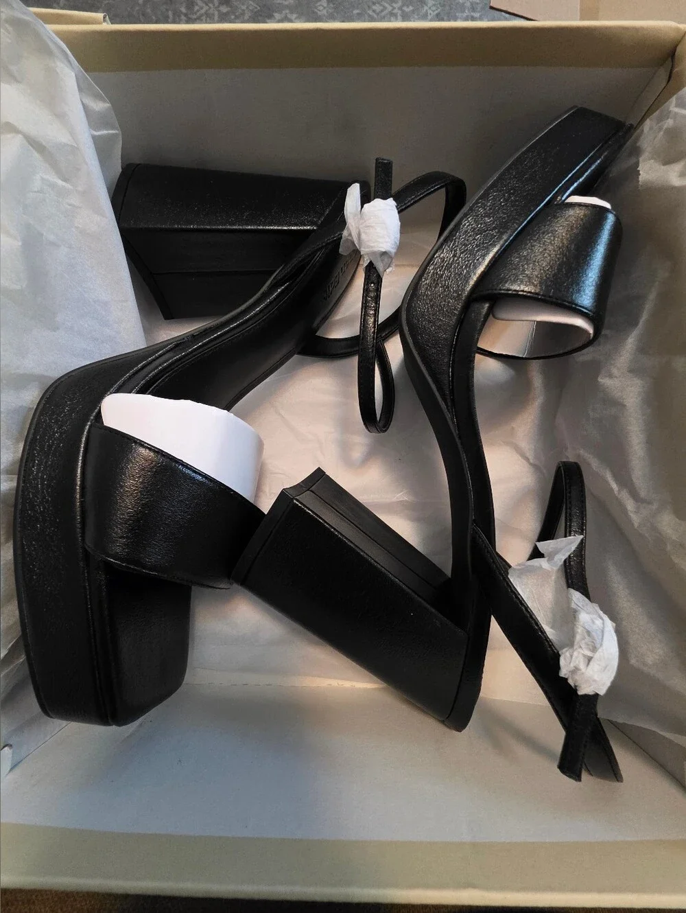NIB Open Edit Whitney Platform Block Heel Sandal Size 11